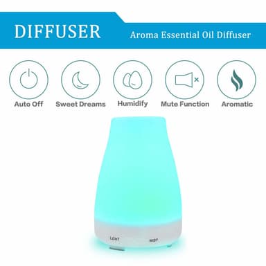 Luftfukter og aromalampe