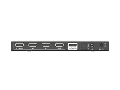 NÖRDIC 8K HDMI 2.1 eARC/ARC Switch og Extractor 4 til 1 Optisk SPDIF & Stereo CEC HDR Dolby Atmos, True HD, Digital Plus, DTS-HD Master