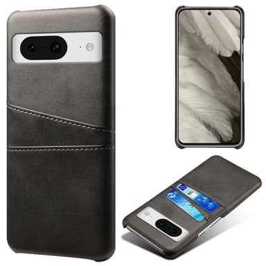 Google Pixel 8a Deksel med Kortspor - Svart
