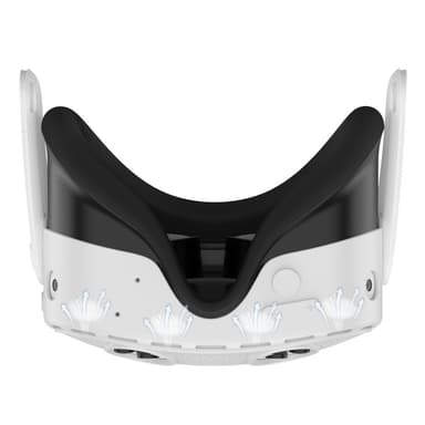 For Meta Quest 3S Beskyttelsesveske VR Hodesett Silikondeksel - Hvit