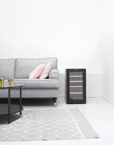 Frittstående termoelektrisk vinskap - Northern Collection 15 Black