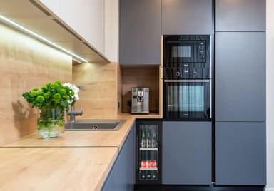 Innbyggbart ølskap / drikkekjøler - BeerServer 30 Anthracite Black