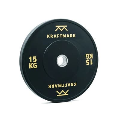 Kraftmark Vektskiver 50 mm - Bumper 2.0 15 kg