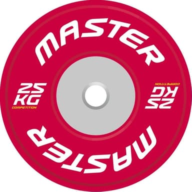 Master Fitness Master Competition Plate 50 mm 25 kg