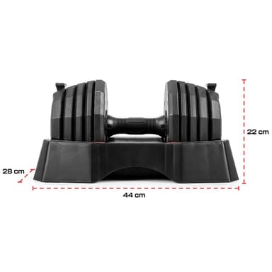 Gymstick Quick-Lock Dumbbell 4,5 - 22,5 kg (Single)