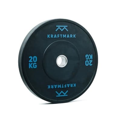 Kraftmark Vektskiver 50 mm - Bumper 2.0 20 kg