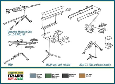 ITALERI 1:35 - Modern Light Weapons Set