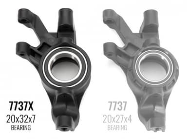 TRX-7737X Steering Block Left & Right X-Maxx