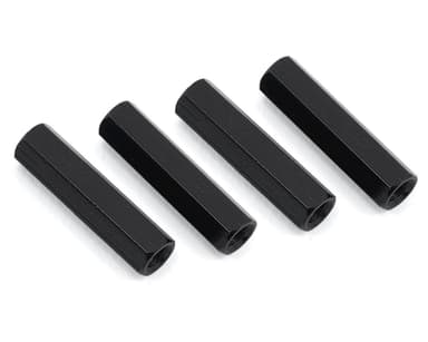 HQProp M3 x 20mm Aluminum Hex Standoffs Black (4)