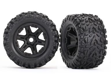 TRX-8672 Tires&Wheels 3,8 Talon EXT Carbide Black