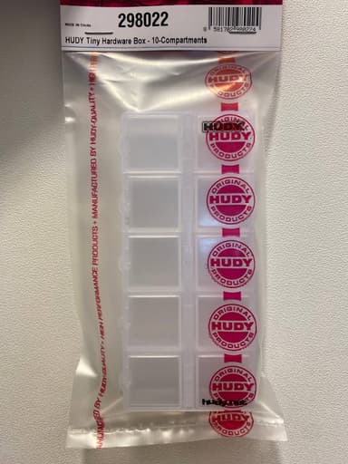 HUDY Tiny Hardware Box - 10 Compartments
