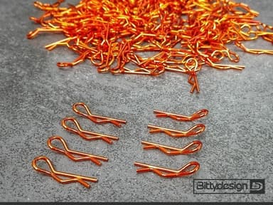 Bittydesign Karosseriklips 1/10 - Oransje