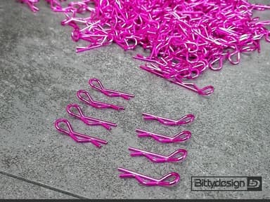 Bittydesign Karosseriklips 1/10 - Rosa