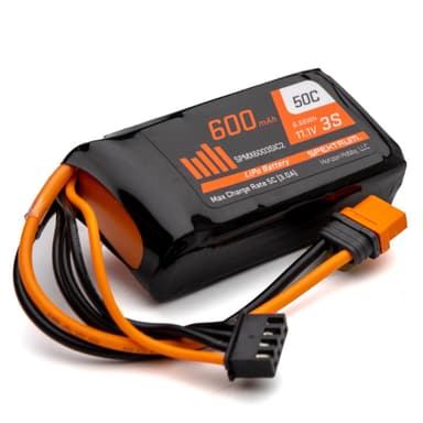 3s   600mAh - 50C - Spektrum LiPo  IC2