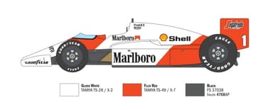ITALERI 1:12 - McLaren MP4 2C F1 - Prost/Rosberg