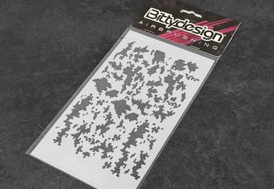 Bittydesign Stensil - Camo Digi