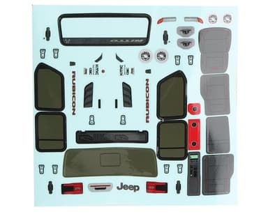 AXI200005 SCX24 Jeep JT Gladiator Body Clear