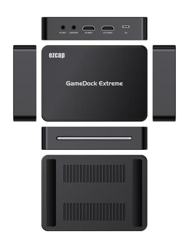 Ezcap GameDock Extreme fangstkort 4K60Hz HDR10 VRR RGB8:8:8 7.1 Surround