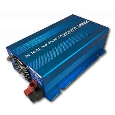 INVERTER 12V 1000W Ren sinus m/fjernkontroll