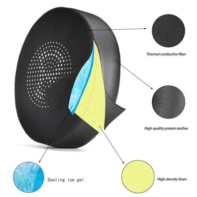 Cooling Gel øreputer for Jabra Elite 45h Evolve2 65 UC