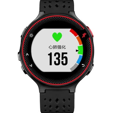 Klokkereim til Garmin Forerunner Svart+rød