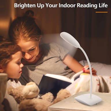 Skrivebordslampe med dimming (LED) - Hvit