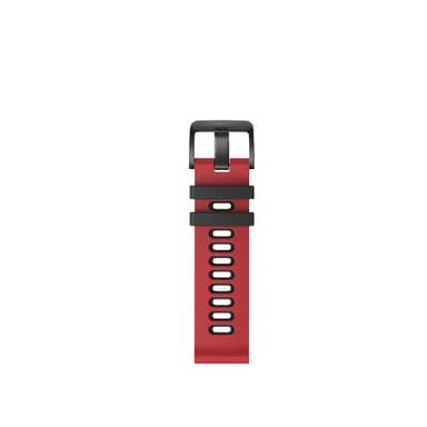 Silikonklokkerem for Garmin Forerunner 245 Huawei/Huami Svart+rød 20 mm