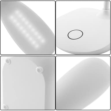 Skrivebordslampe med dimming (LED) - Hvit