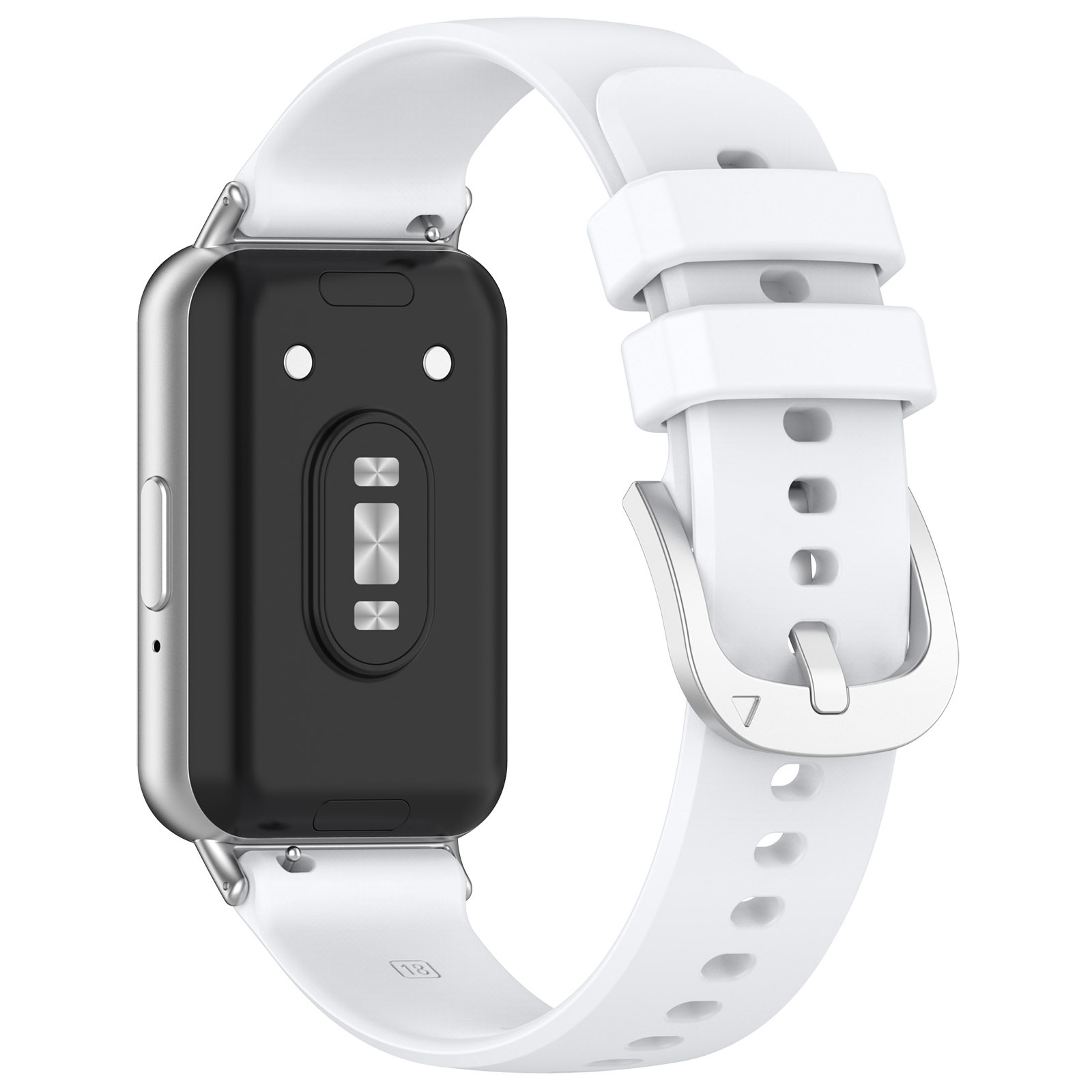 Silikonklokkerem for Samsung Galaxy Fit 3(SM-R390) Hvit