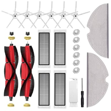 Støvsugertilbehør 22 deler Xiaomi Roborock S5 Max/S6 Pure/S6 MAXV/S50/S51/S55/S5/S60/S65/S6