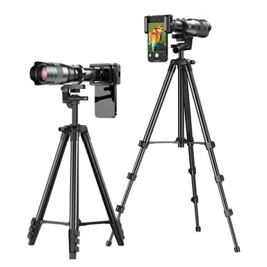 Utendørs 60X HD teleobjektivsett Sort