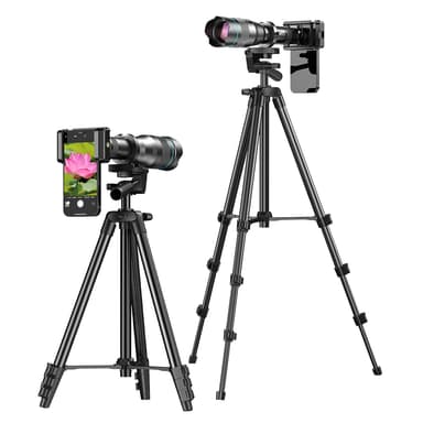 Utendørs 60X HD teleobjektivsett Sort