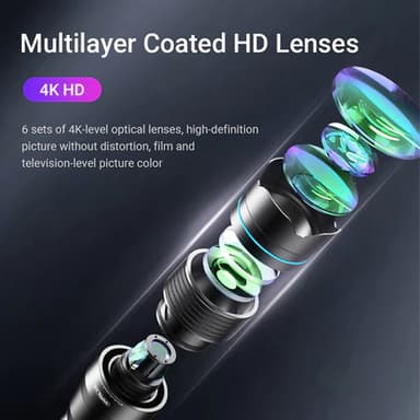Utendørs 60X HD teleobjektivsett Sort