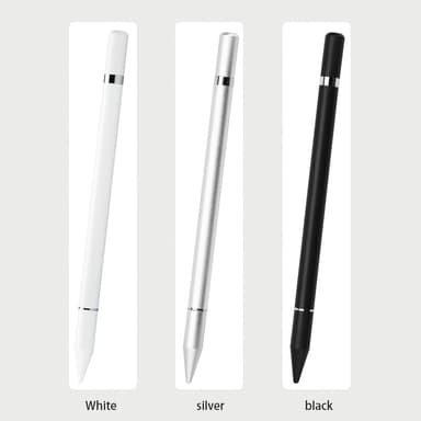 Stylus-penn med skrivefunksjon svart
