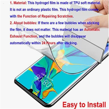 Hydrogel skjermbeskytter Gjennomsiktig HUAWEI P30 Pro