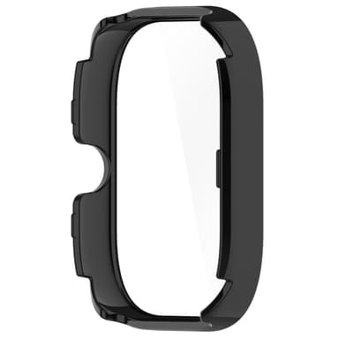 Full dekning PC-deksel med skjermbeskytter for Redmi Watch 4 Sort