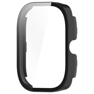 Full dekning PC-deksel med skjermbeskytter for Redmi Watch 4 Sort
