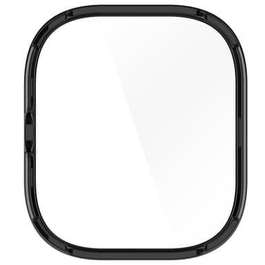 Full dekning PC-deksel med skjermbeskytter for Redmi Watch 4 Sort