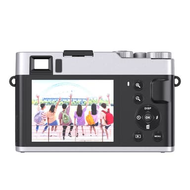 Digitalkamera 4K/48MP/16X Zoom/Autofokus/Søker/Anti-Shake Sort