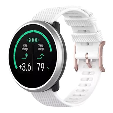 Bowener GRIT X Klokkebånd for Samsung Galaxy Watch 20mm Hvit