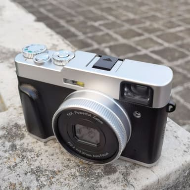 Digitalkamera 4K/48MP/16X Zoom/Autofokus/Søker/Anti-Shake Sort
