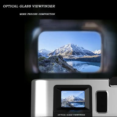 Digitalkamera 4K/48MP/16X Zoom/Autofokus/Søker/Anti-Shake Sort