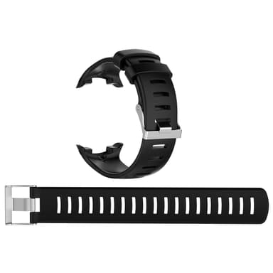 Klokkereim til Suunto D4 / D4i Novo med 2 forskjellige lengder Sort