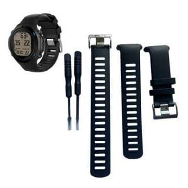 Klokkereim til Suunto D4 / D4i Novo med 2 forskjellige lengder Sort