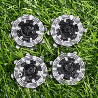 Golfklosser erstatning Spikes Fast Vri Golfsko Spikes Sølv