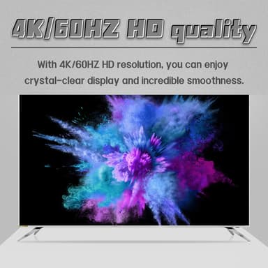 HDMI-bryter 5x, 4K 60Hz med ARC-lydekstrakter HDMI 2.0 HDR og fjernkontroll Sort