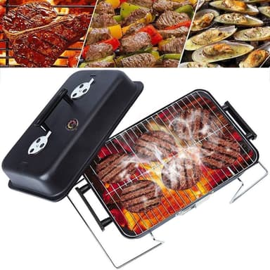 Analogt grilltermometer for grill & stekeovn i rustfritt stål