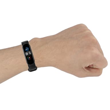 Armbånd for Xiaomi Mi Band 6/5, Huami Amazfit Band 5 Sort