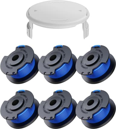 Snelle med tråd til RYOBI gresstrimmer, 6 stk.