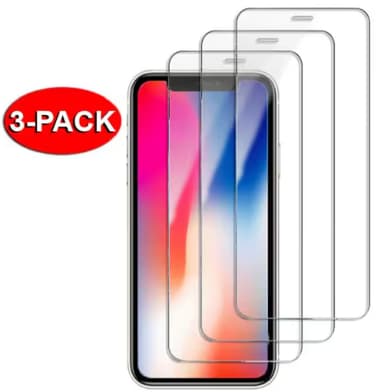 iPhone 11 Pro Max skjermbeskytter i herdet glass 3-pakning